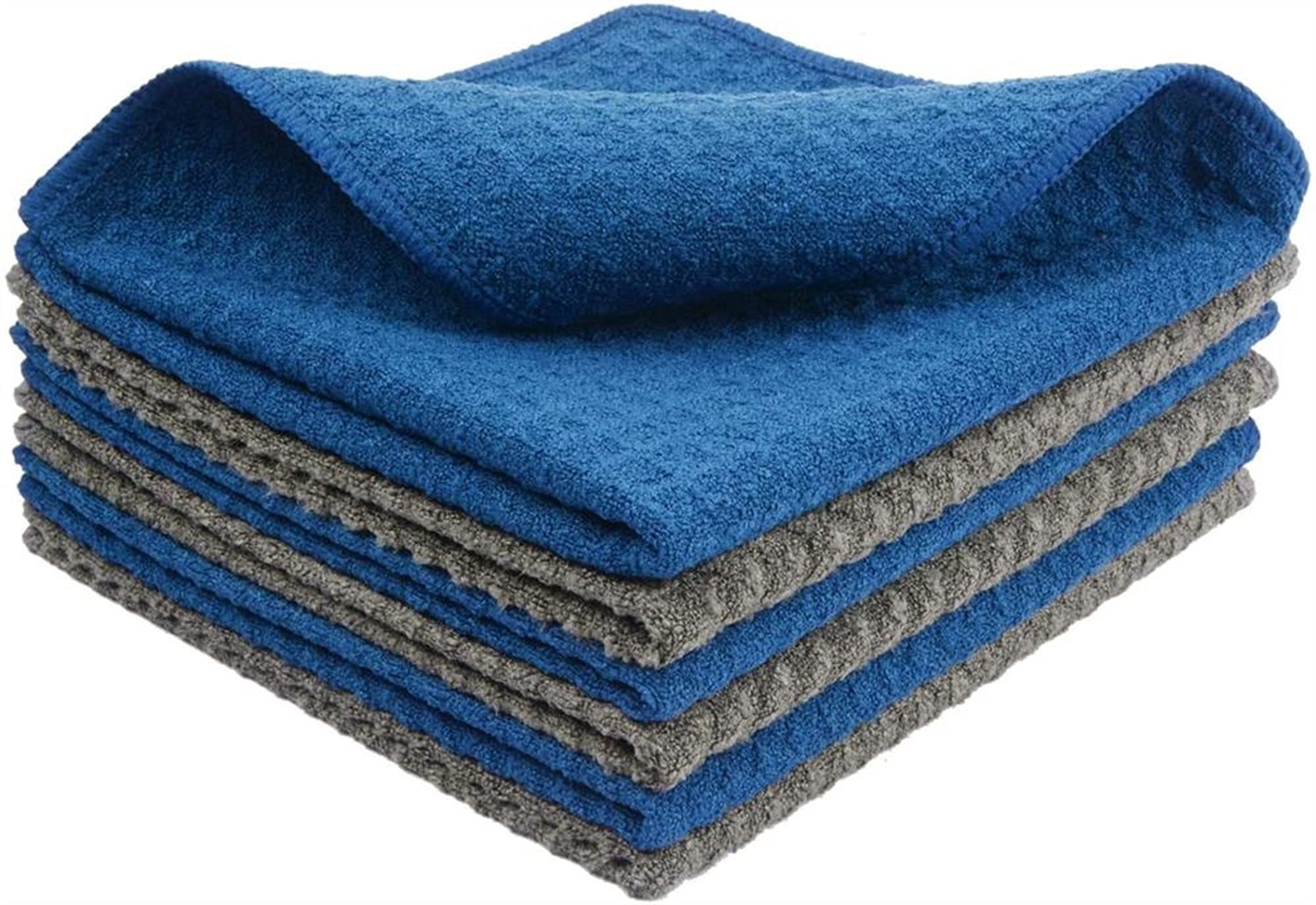 Home Microfiber Dish Panni in microfibra Tessuto da cucina Piatti da cucina stracci Ultra Assorbente Odore GRATUITA (Color : Mixed color, Specification : 12 pieces)