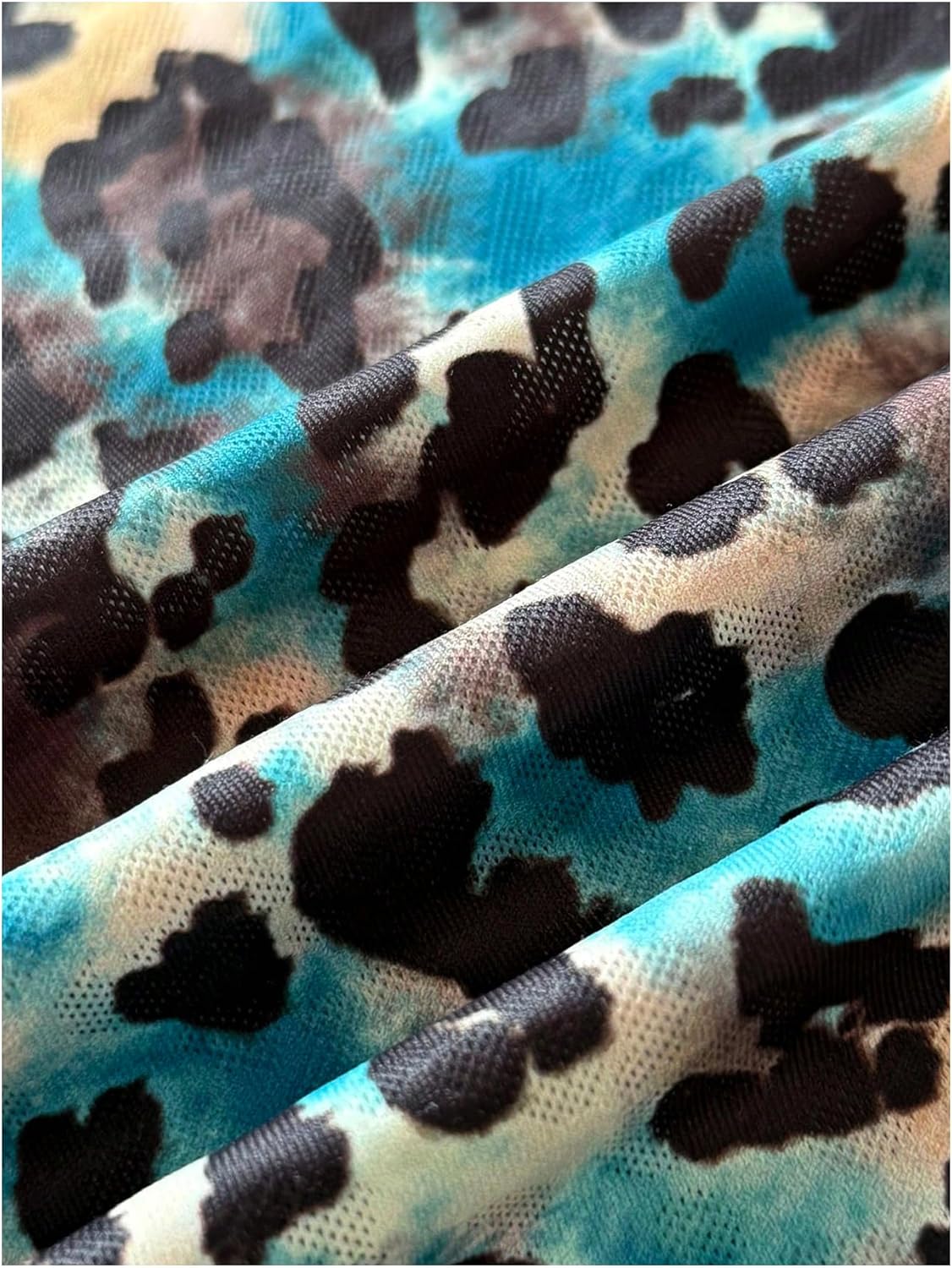 SweatyRocks Women's Cheetah Print Tank Tops Lace Camisole Spaghetti Strap Ruched Asymmetrical Y2K Shirts - Image 5