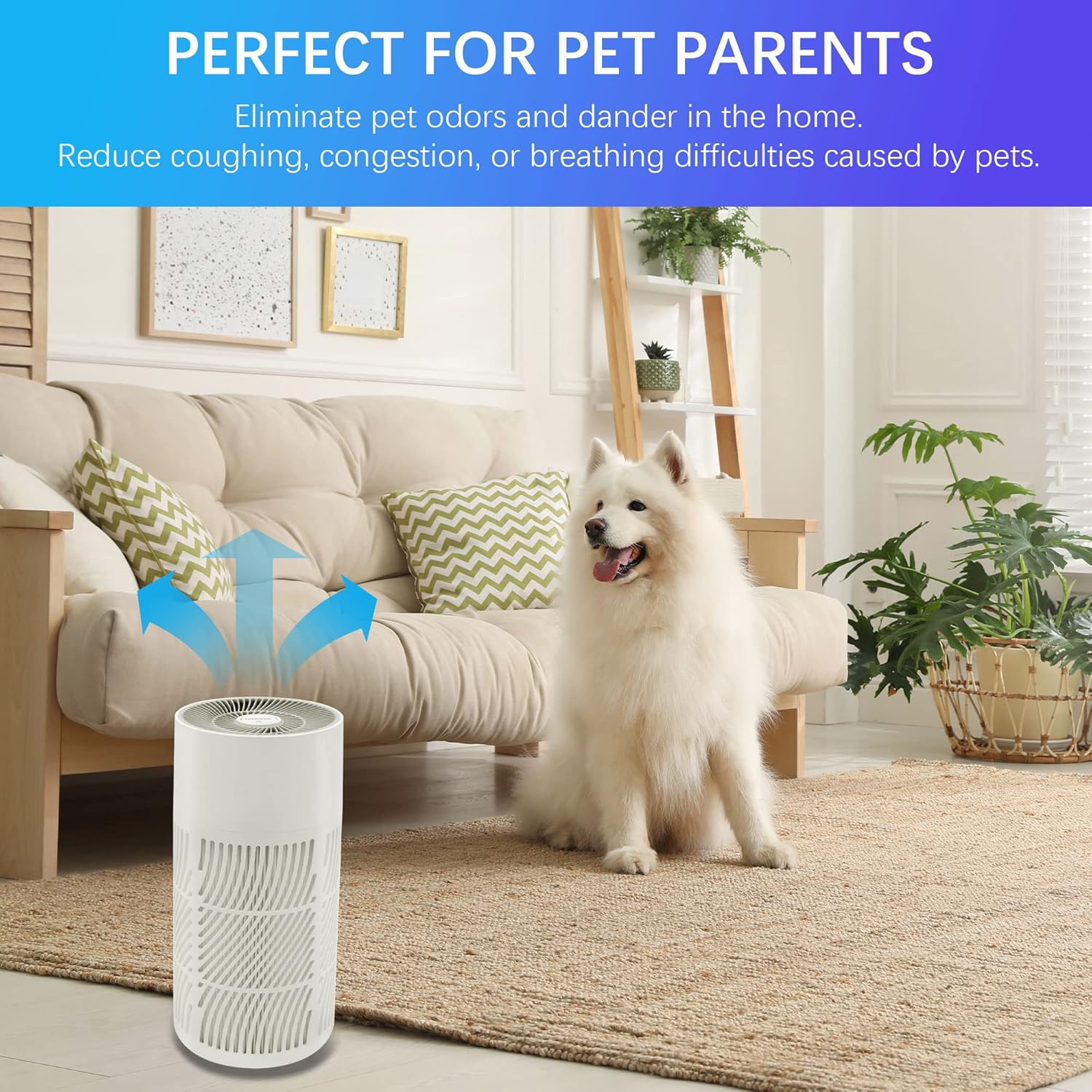 Nuwave Oxypure Air Purifiers: Powerful 3XL H13 HEPA Filter for Allergies, Quiet Operation, and Advanced Air Quality Sensor.