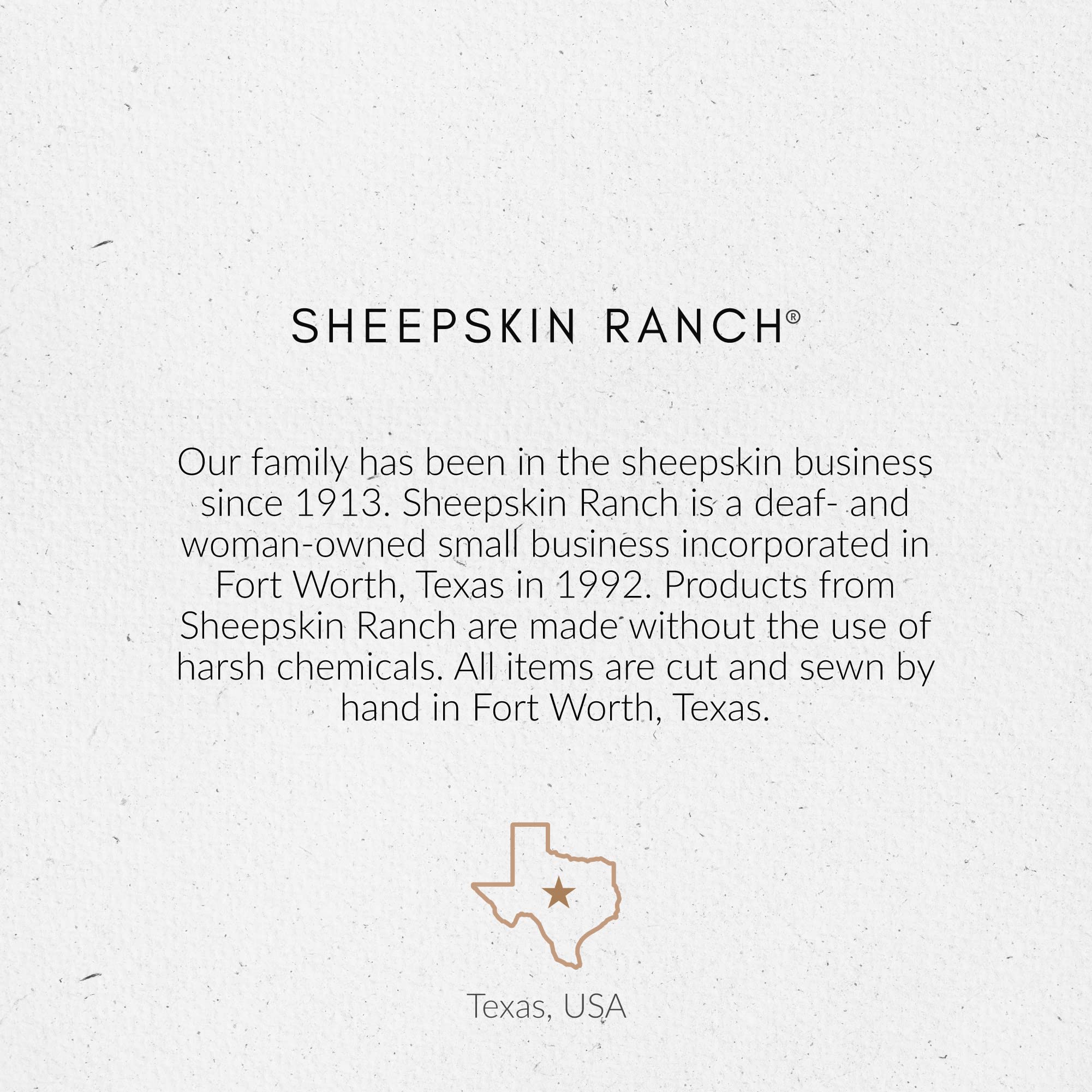 Sheepskin Ranch Sofsheep - Coprimaterasso in Vera Lana di Pecora, per Macchine Reformer e Cadillac, Cuscino per Cinghia da Fitness, per Yoga e Fasce di Resistenza con Anello a D, ipoallergeniche