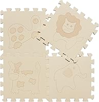 Vista 9 de qqpp Alfombrillas de Goma EVA de 18 Piezas de Espuma Entrelazadas tipo Rompecabezas para Suelo - Alfombra de Juego para Bebé para Jugar Esterilla