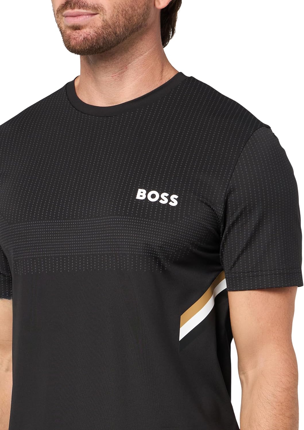 BOSS Mens Tech Performance Tee - Image 3