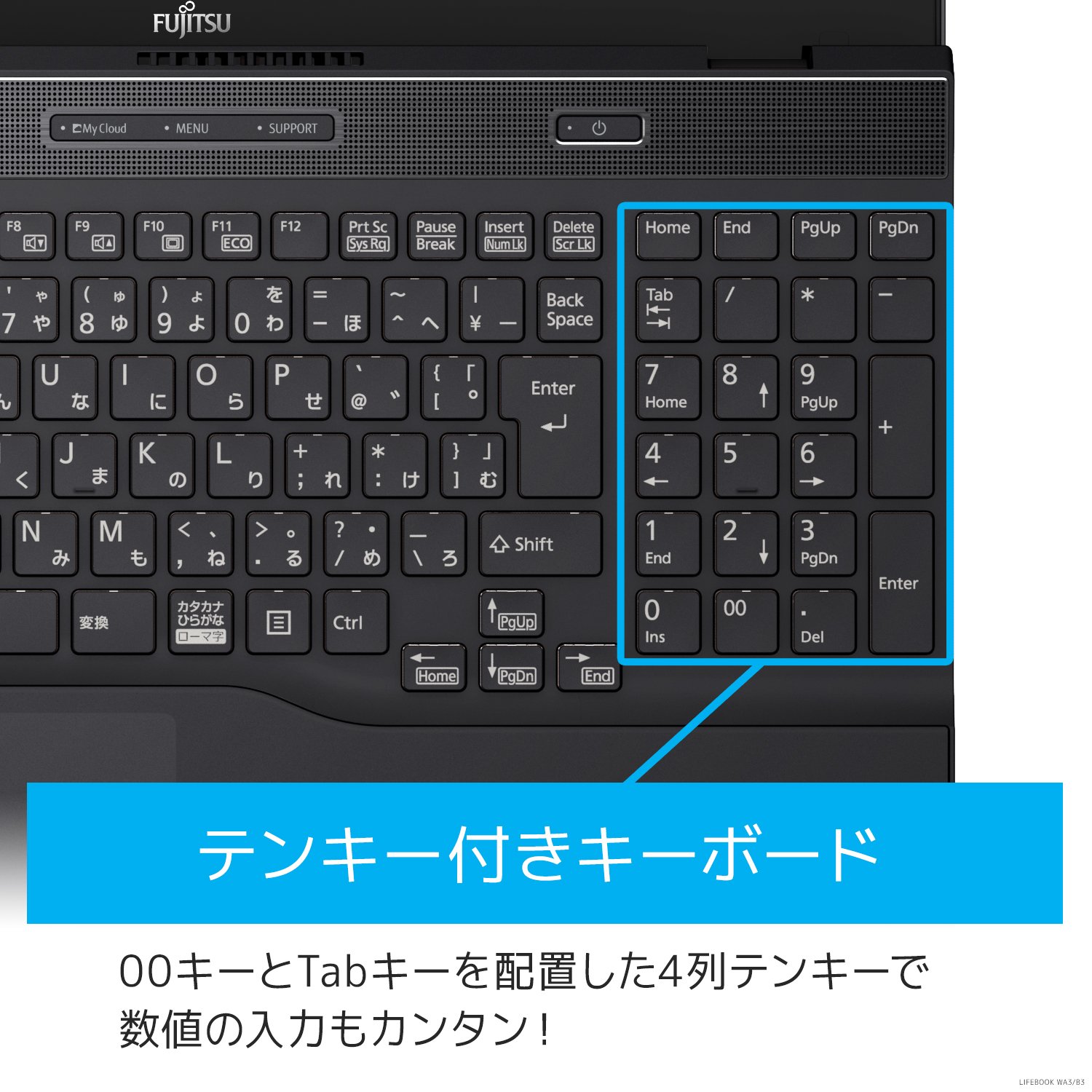 Amazon.co.jp: 富士通 ノートパソコン FMV LIFEBOOK AHシリーズ WA3/B3