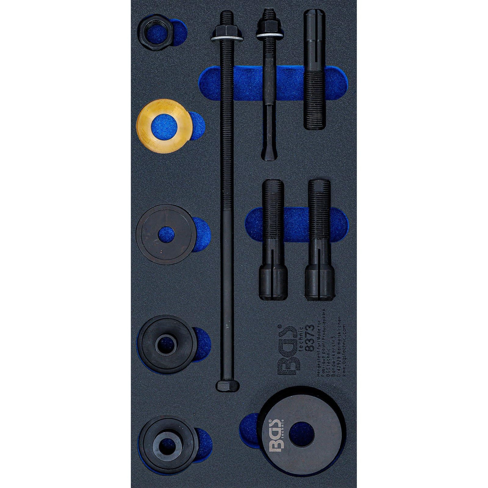 Coffret d'outils roulement de roue BGS 8373 extracteur sans effort