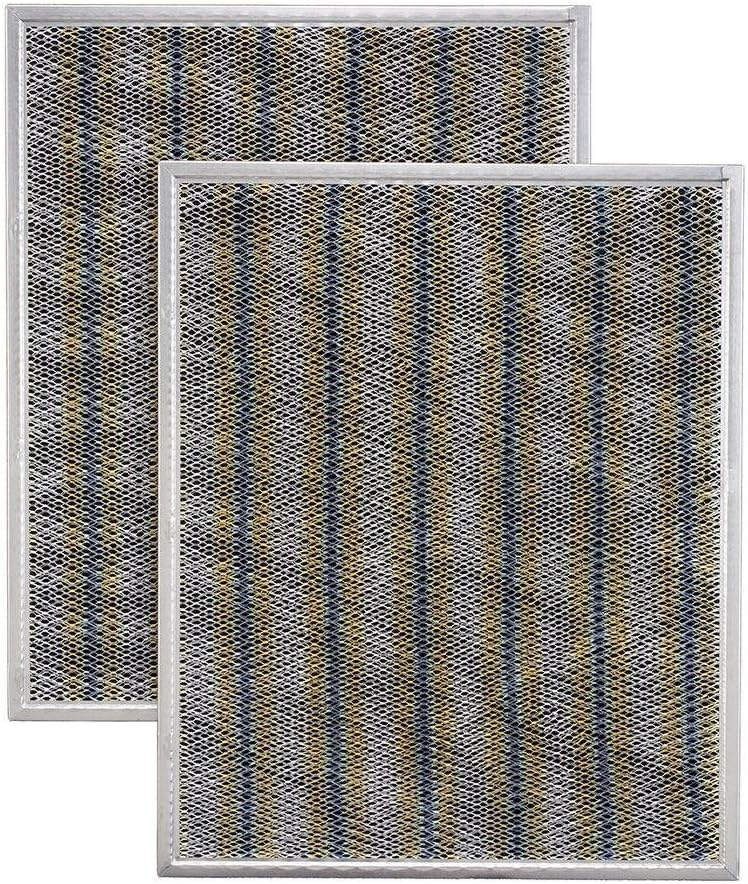 Broan-NuTone BPSF30 Charcoal QS Series Range Hood, Carbon Air Filter, 2 Count (Pack of 1), Grey, 2 Set