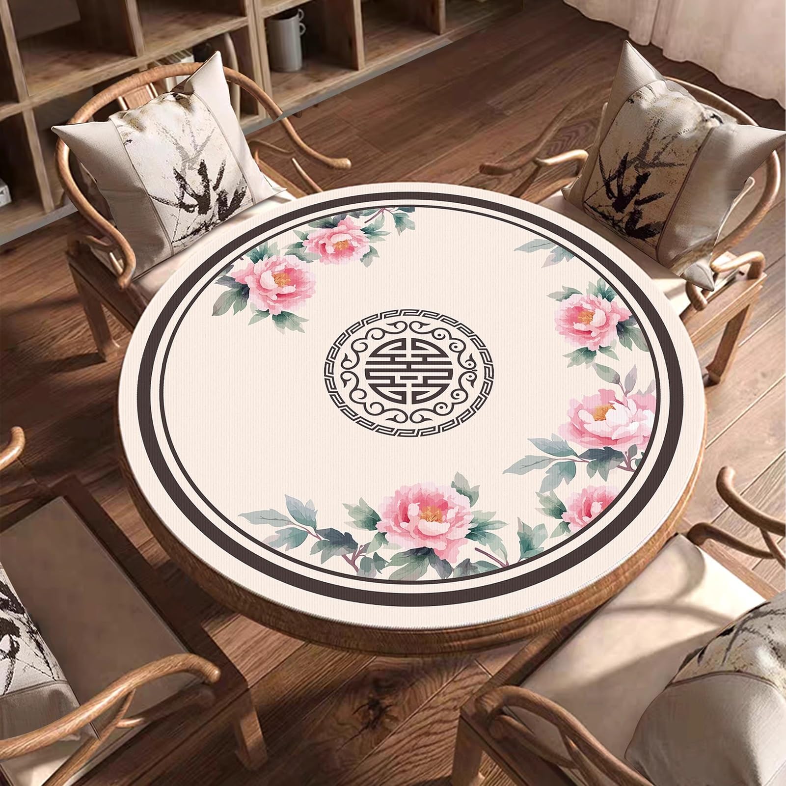 Tappetino da poker, Con supporto in gomma, grande tappetino da gioco(Creamy,85cm/33.46in)