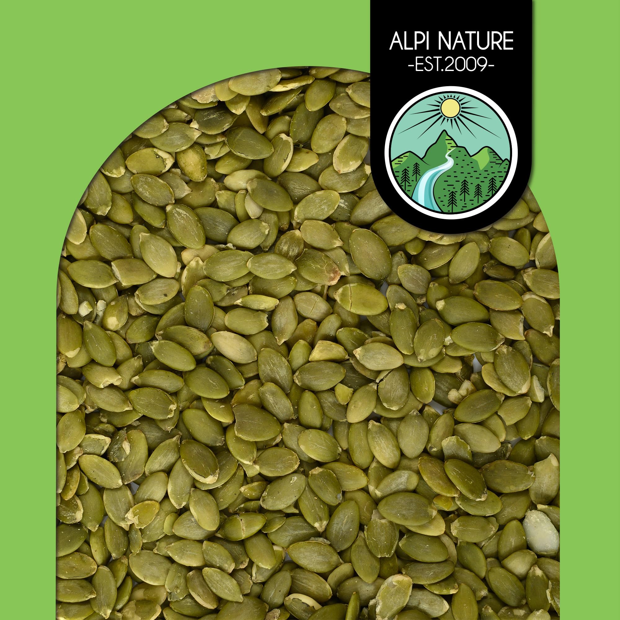 Alpi Nature Semillas de Calabaza Crudas Peladas 500g