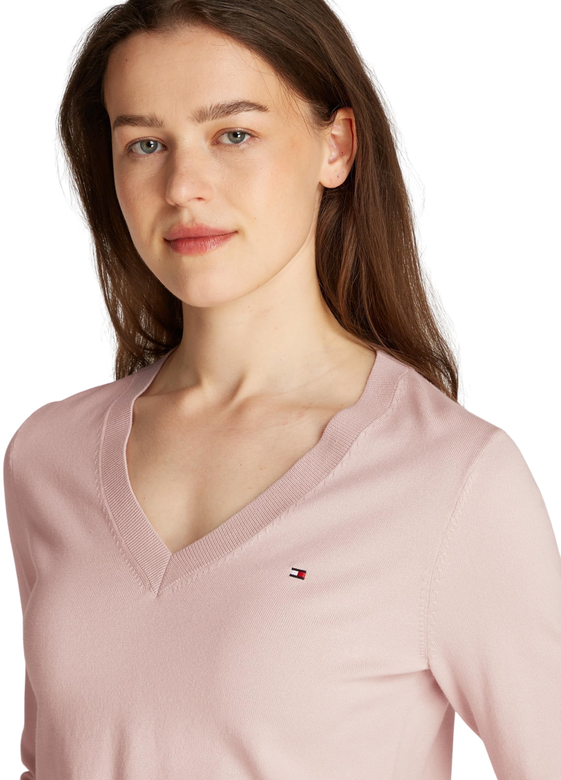 Tommy Hilfiger swetry damskie, Różowy (Foggy Pink), XXS