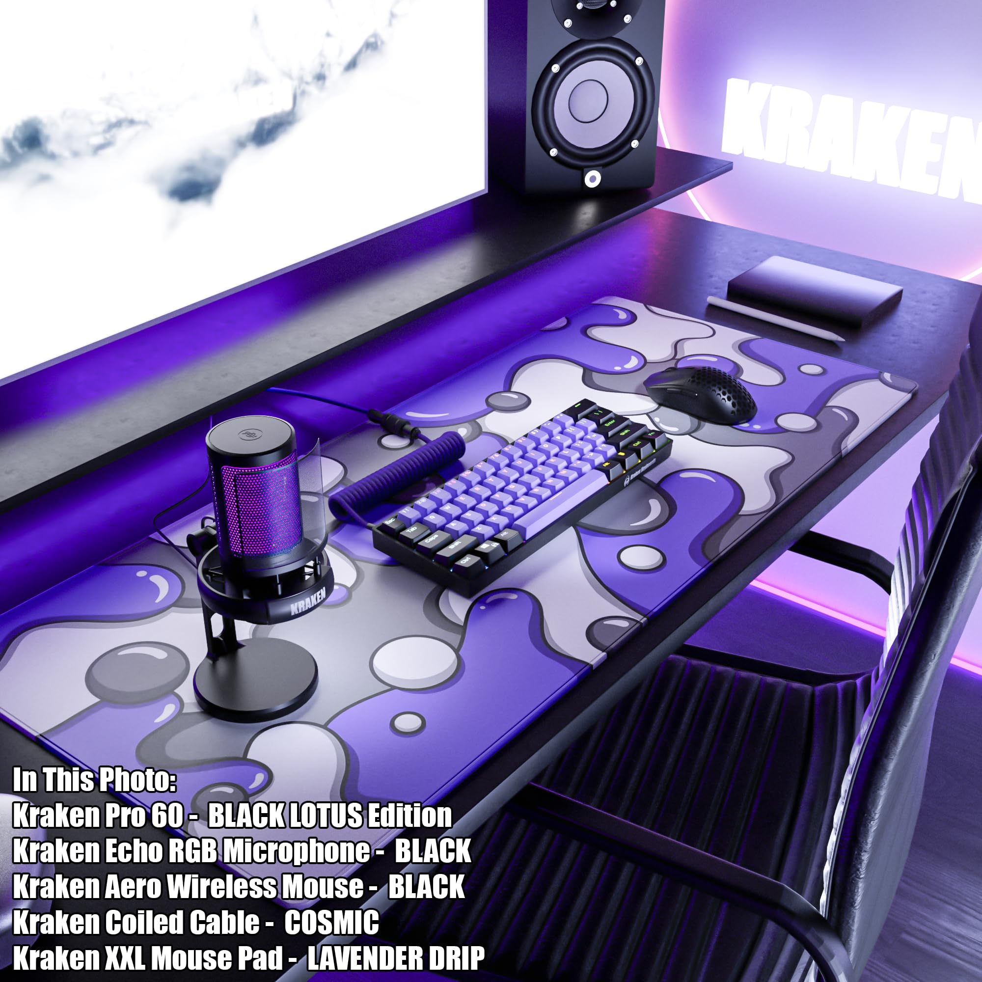 Amazon.co.jp: Kraken KeyCaps - Lotus Edition RGB バック