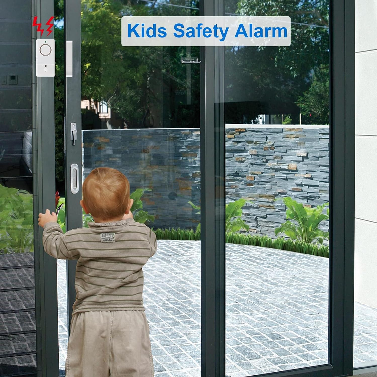 Window Door Alarm for Kids Personal Home Security Alarms with Chime for House, RV, Office, Business Safe