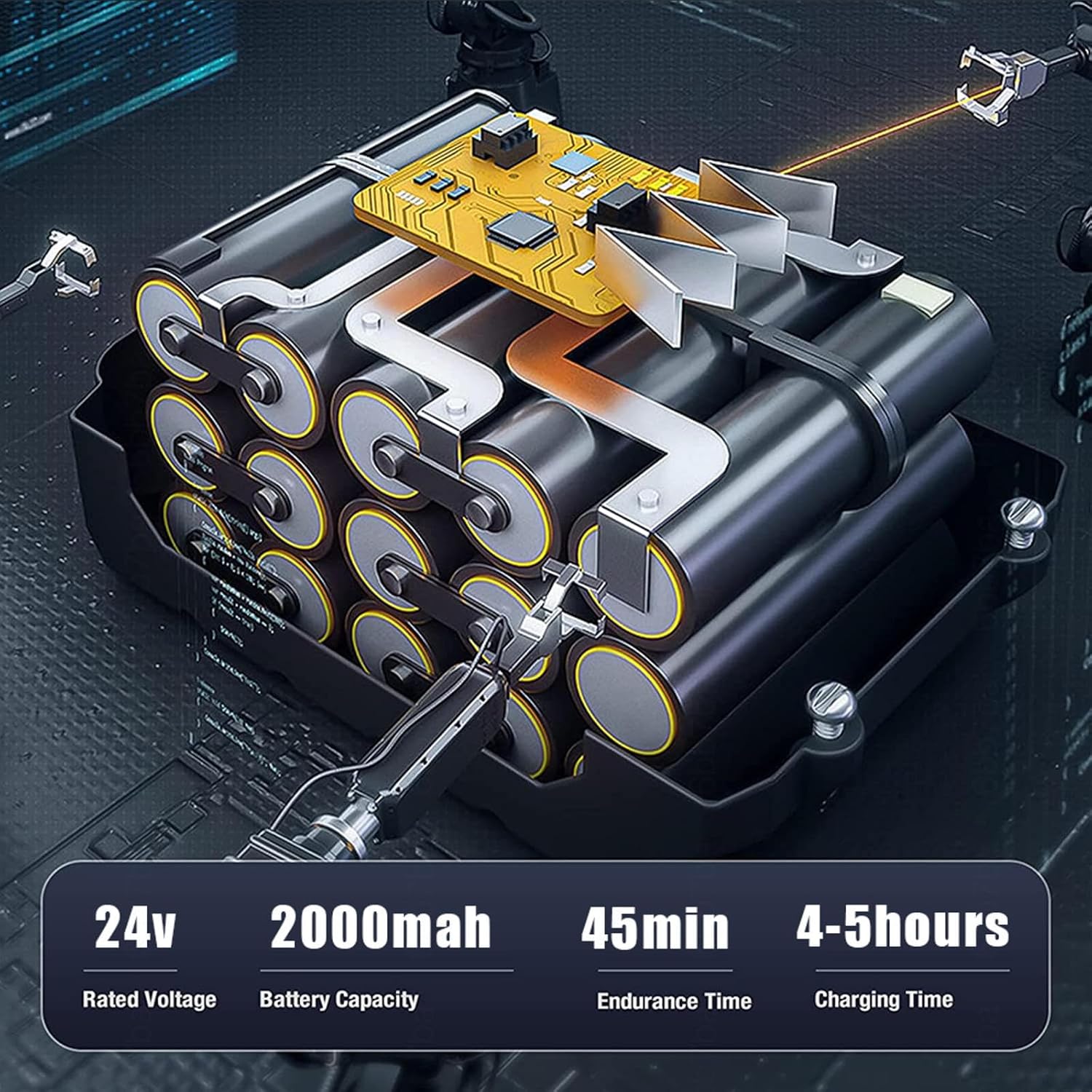 高圧洗浄機コードレス, ハイパワー 600W、24v1500mah 高性能バッテリー 