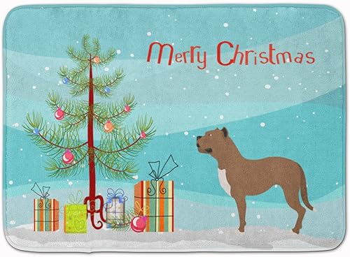 Caroline's Treasures BB8501RUG Perro de Presa Canario - Tapete de espuma viscoelástica lavable a máquina, 19 x 27 pulgadas, multicolor