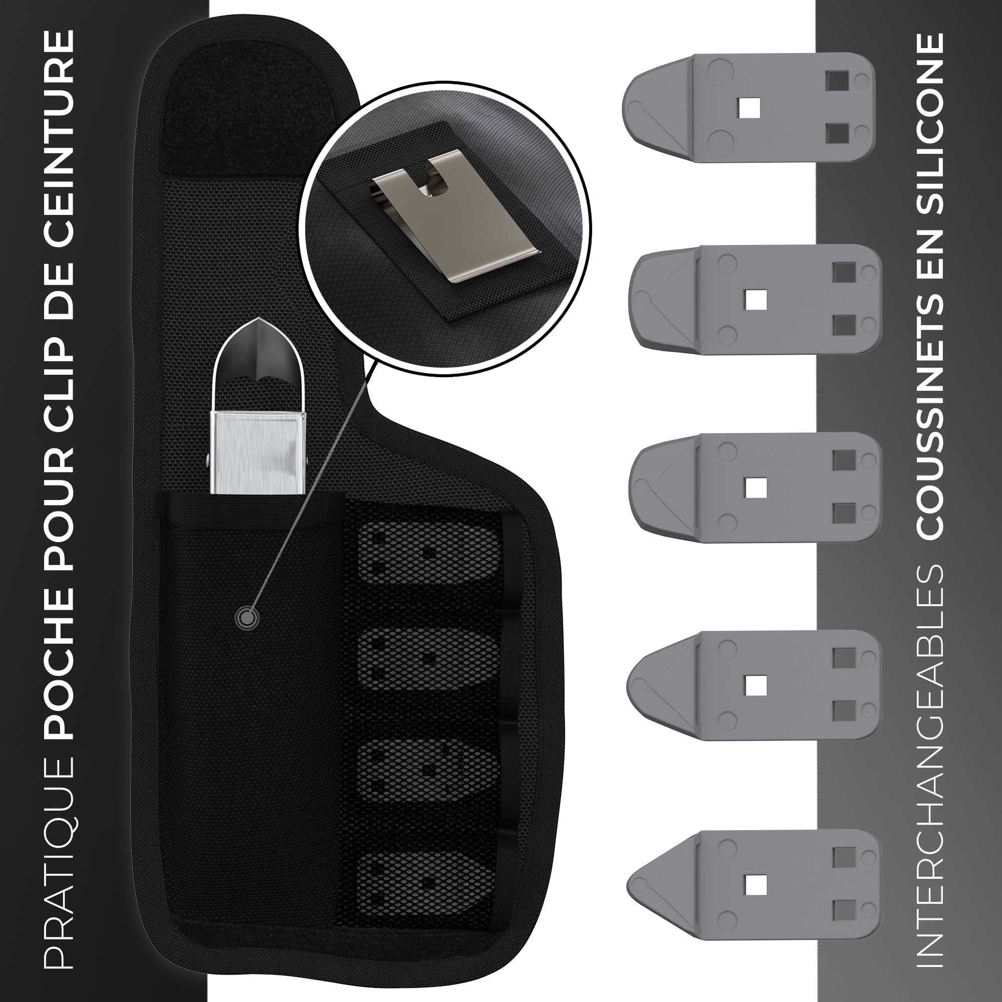KLRStec Professional Outil de Calfeutrage de Joints [100% acier inoxydable] Multitool robuste 4 en 1 Kit Grattoir à Joints Silicone & Raclette - Set des Outils pour Rénover les Joints de Silicone
