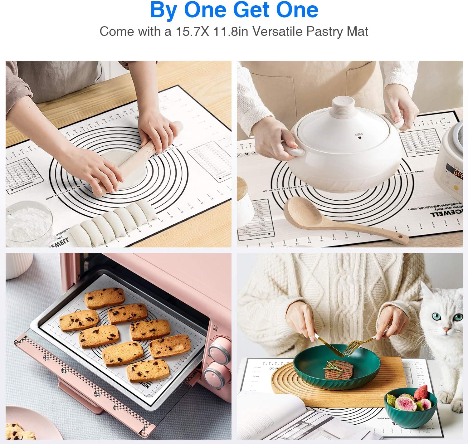 Nicewell Food Scale with included silicone pastry mat