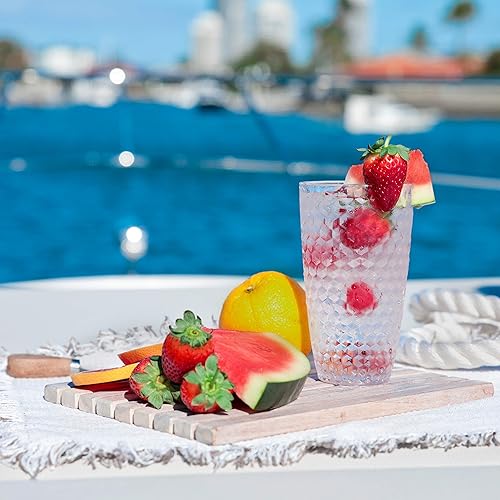 Miniatura 3 de BELLAFORTE Laguna Beach - Vaso alto transparente + Myrtle Beach, vaso alto de Tritan inastillable, apto para lavavajillas, sin BPA