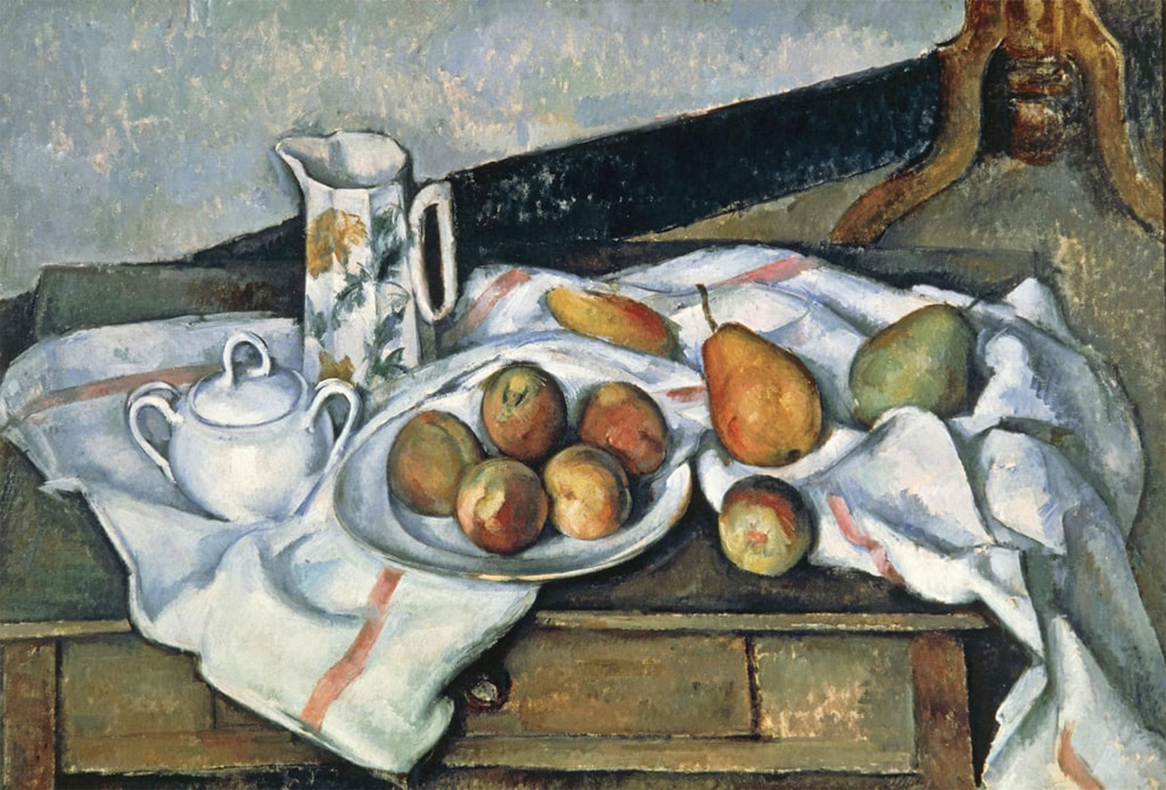 POSTERIIk Famous Animal Posters Vintage Picture Still Life of Peaches and Pears by Paul Cézanne Modern Wall Decor for Home Decor 60x90cm