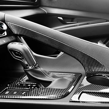 Handbrake Trim Cover Center Console Handbrake Trim Compatible with Hyundai Elantra CN7 2021-2023