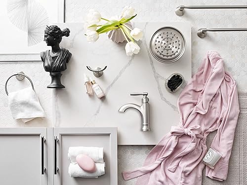 Miniatura 5 de Moen Halle MY0318BN MY0318BN MY0318BN Toallero individual Halle de níquel cepillado MY0318BN