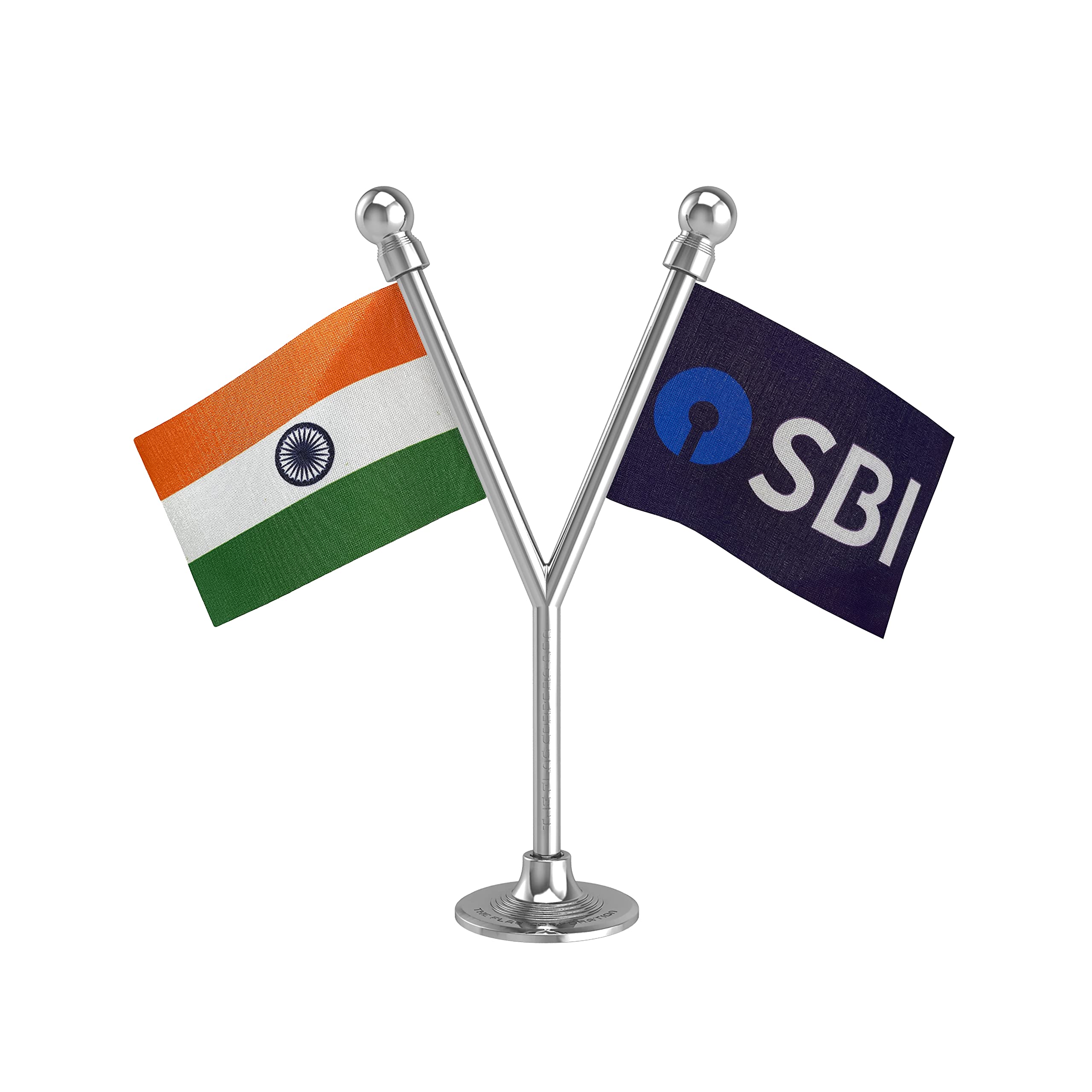 The Flag Corporation India & SBI Car Dashboard Flag 2in x 3in with a Plastic Liquid Chrome Base (B093YWJL5P) Amazon Price History, Amazon Price Tracker