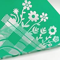 Vista 3 de JAJADO Plantilla de pantalla de seda con texto en inglés "Hello Fall", plantillas adhesivas reutilizables de otoño, transferencia de malla de tiza