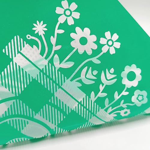 Miniatura 3 de JAJADO Plantilla de pantalla de seda con texto en inglés "Hello Fall", plantillas adhesivas reutilizables de otoño, transferencia de malla de tiza