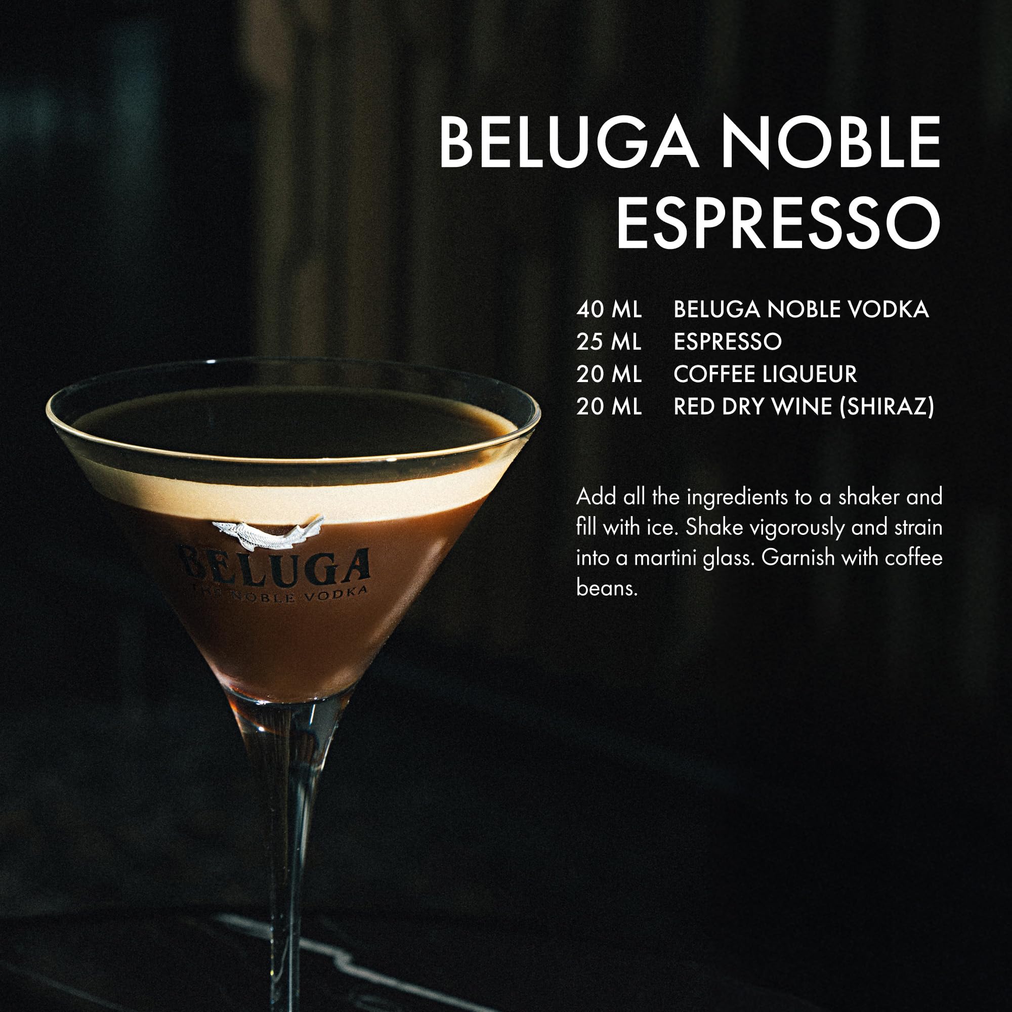 Beluga NOBLE (1 x 3000ml) im Geschenkkarton mit Wiege, Premium-Vodka aus Montenegro mit feinstem Bio-Getreide und reinem Quellwasser, 40 Prozent Volumen