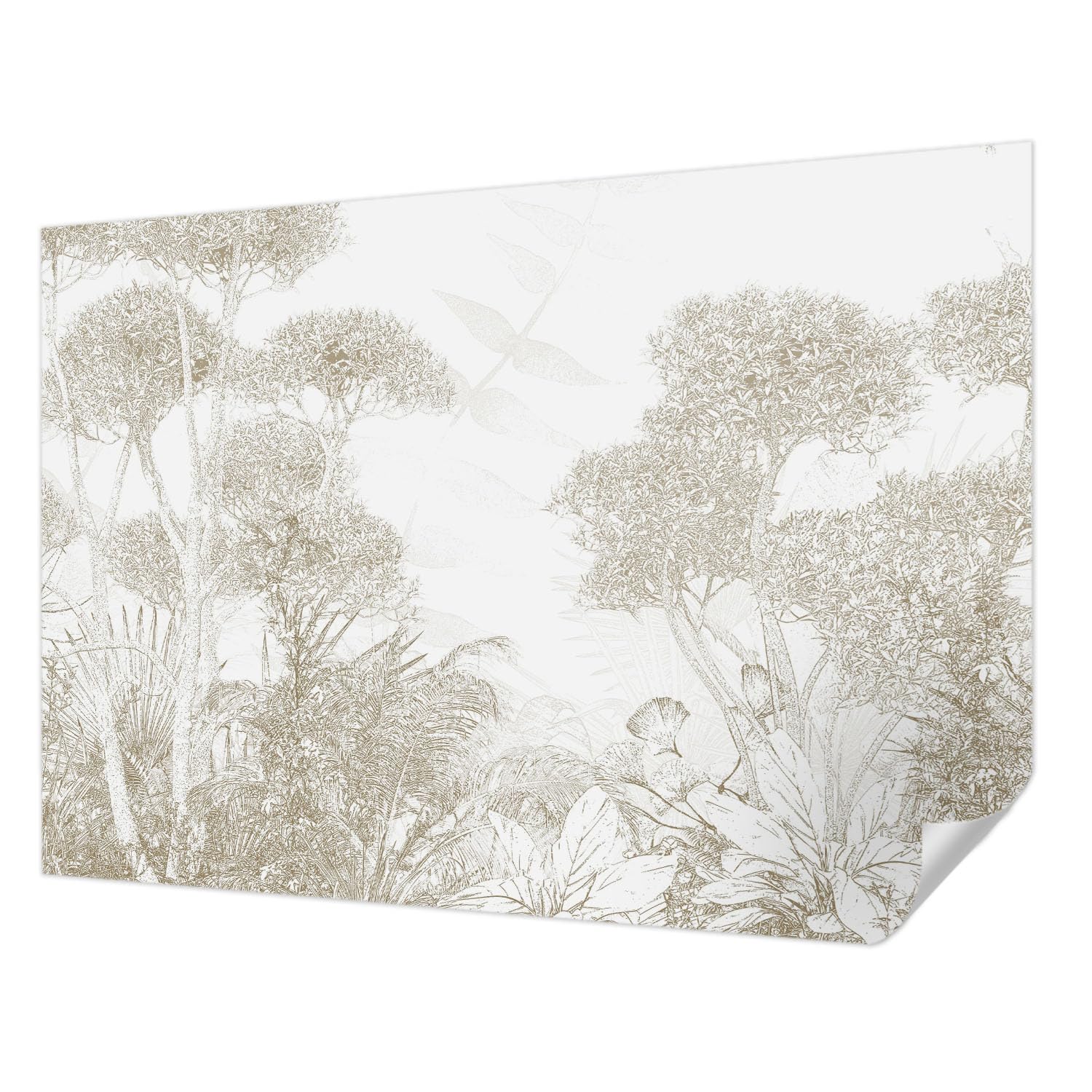 Papier peint panoramique végétation tropicale haute qualité 312cm
