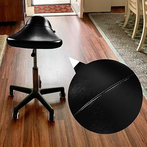 Miniatura 10 de Master Massage Taburete ergonómico  Silla giratoria hidráulica con ruedas para salón, clínica, tatuaje, dentista, spa, taller y oficina, color negro
