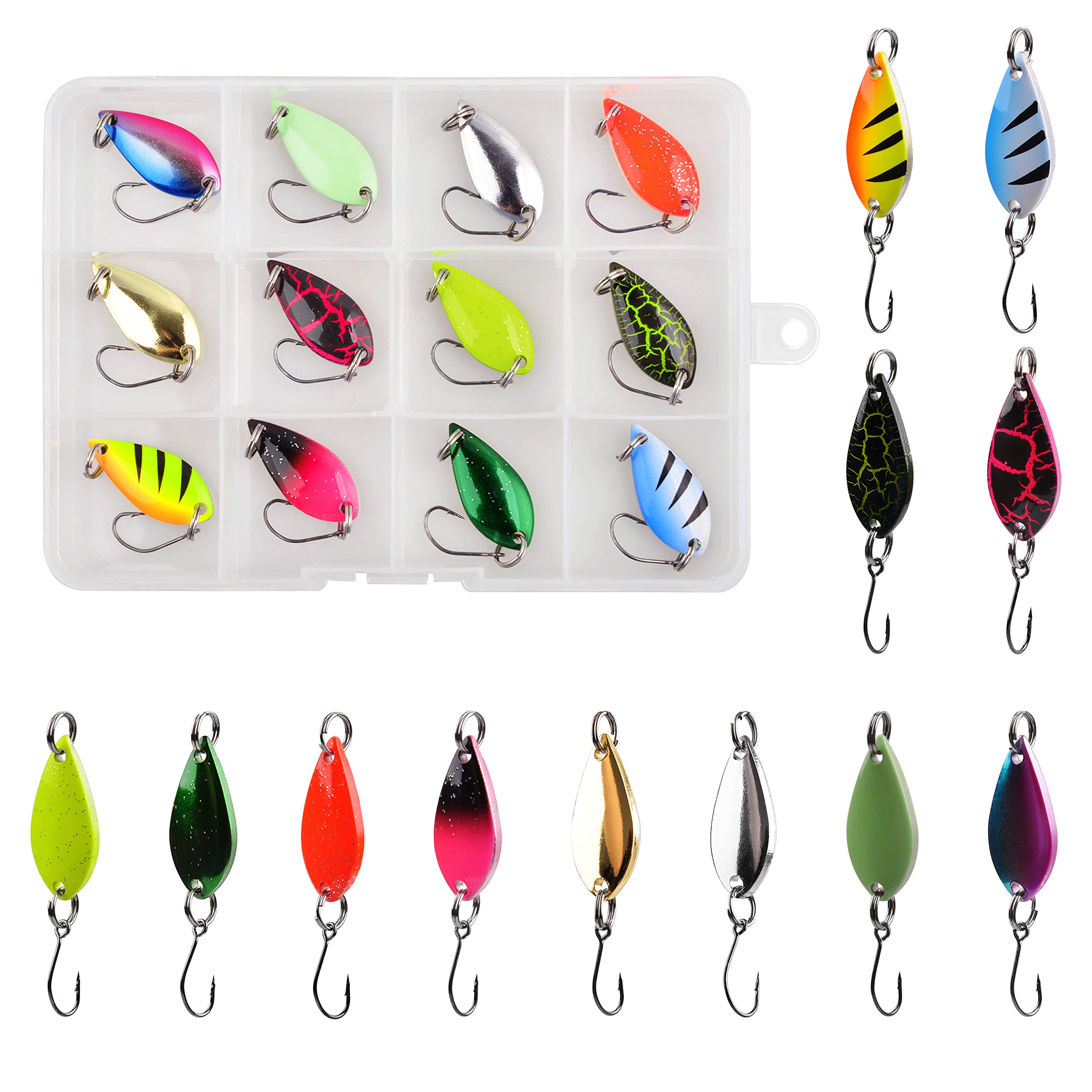 LEURRE DE PECHE,4-7g--leurre métallique vibrant avec queue rotative