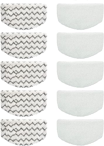 Paquete de 10 almohadillas de repuesto para trapeador de vapor Bissell Powerfresh serie 1940 1440 1544 1806 2075, modelo 19402 19404 19408 1940a disponible en Yaxa Peru