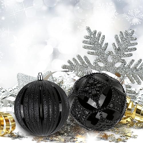 Miniatura 3 de 8 adornos de bola de Navidad de 3.94 pulgadas, no se astillan, decoración de árbol de Navidad, bolas de árbol de Navidad, adornos de Halloween