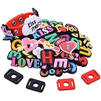 croc charms letters amazon