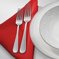 Vista 2 de Lann de Linens – 1 Docena de 20 en. Gamuza Cena Servilletas W/Hemmed bordes – varios colores disponibles