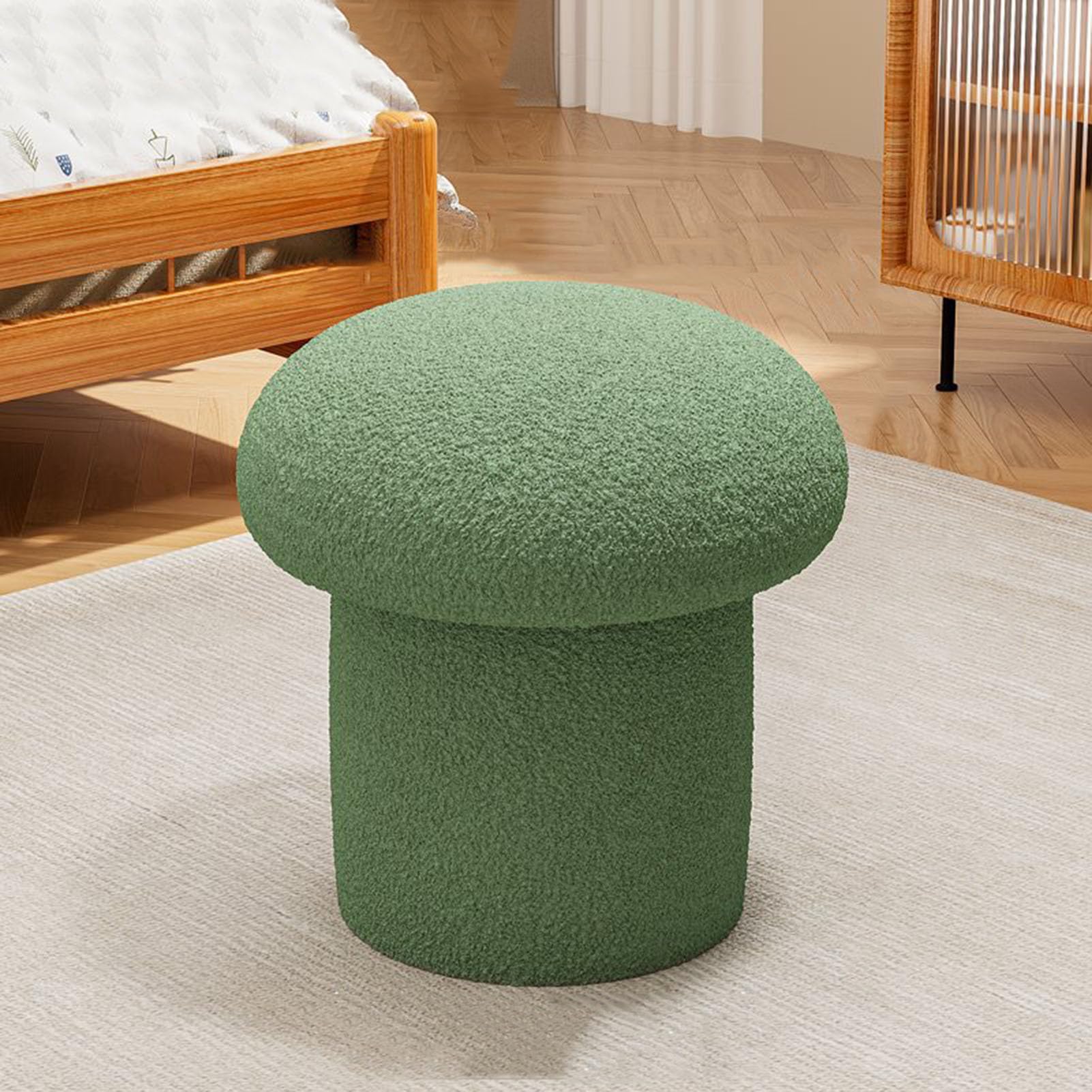 Tabouret champignon pour salon et chambre au design cocooning