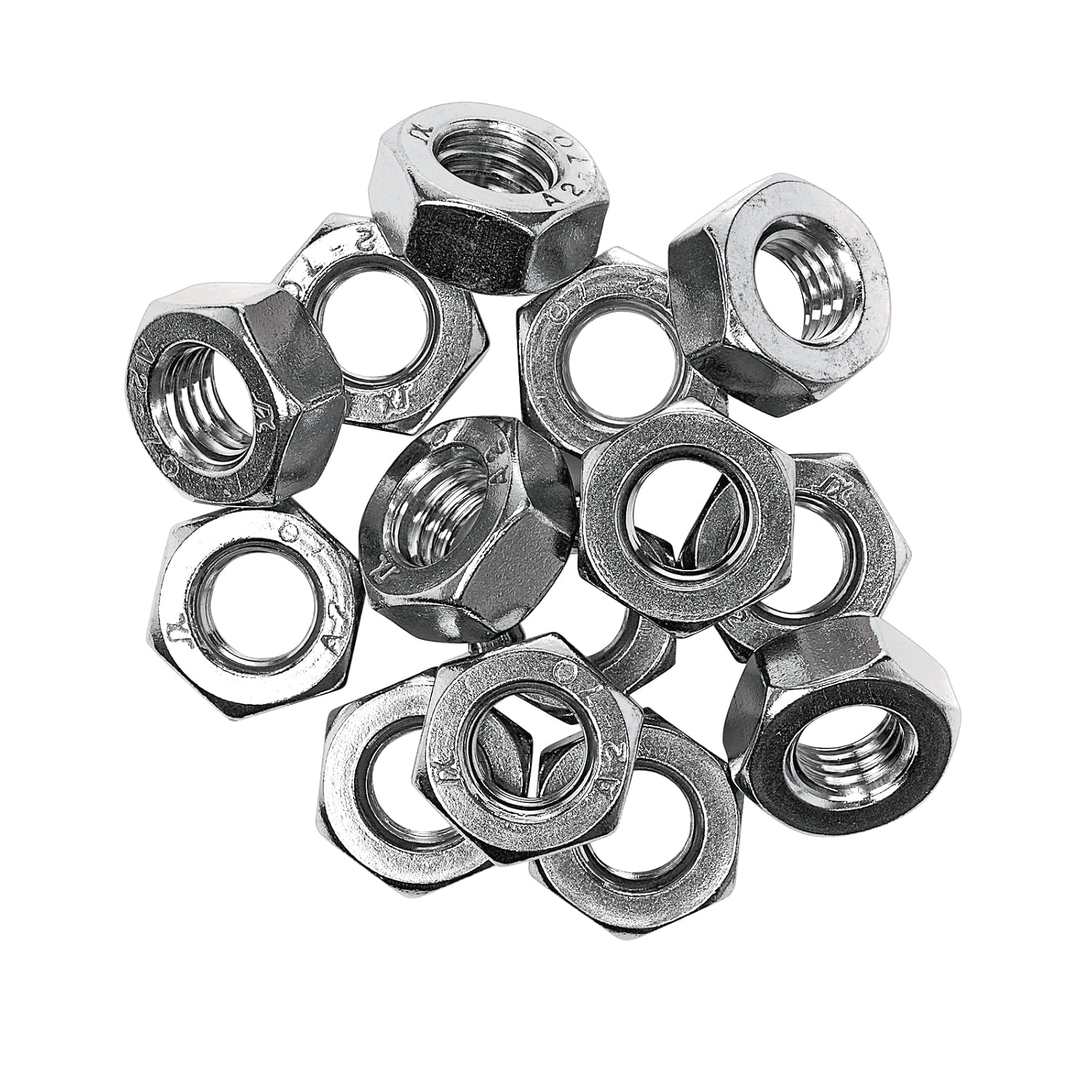 Metal Nuts - 2 lbs. Excellerations Loose Parts, Metal Nuts for Sorting and Counting, upcycled Materials, Educational Toys for Kids
