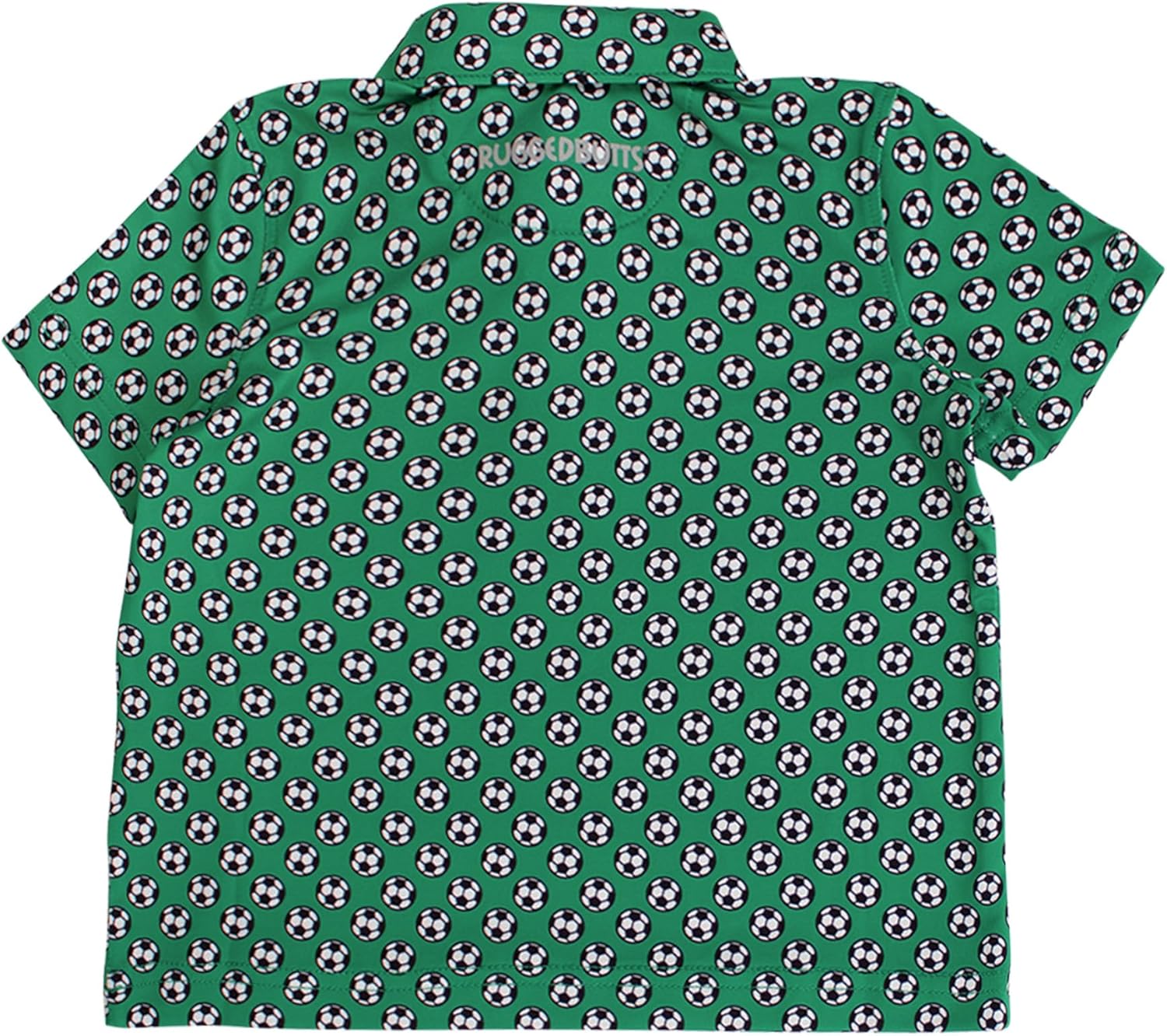 RUGGEDBUTTS Baby/Toddler Boys Knit Collared Short Sleeve Active Performance Polo