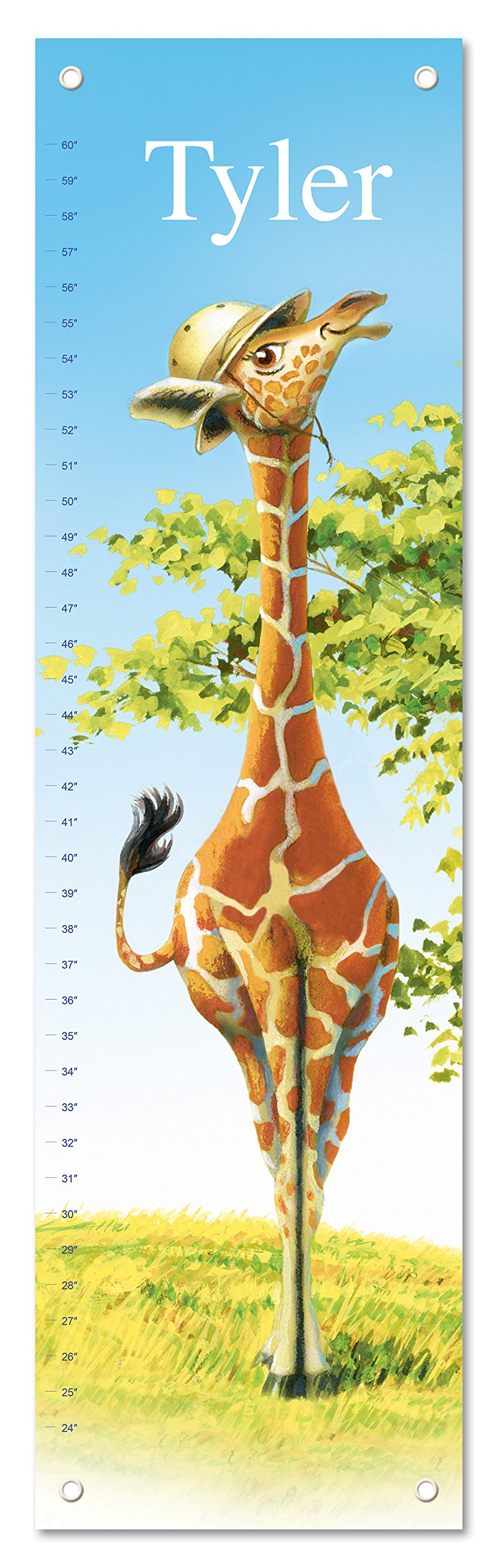 Personalized Growth Chart for Kids, Giraffe - I See Me!