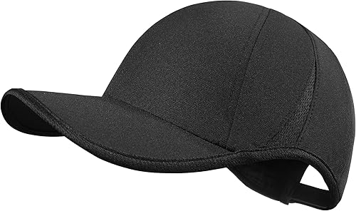 GADIEMKENSD Sombrero de correr de rendimiento, tela elástica con malla ventilada para entrenamientos al aire libre