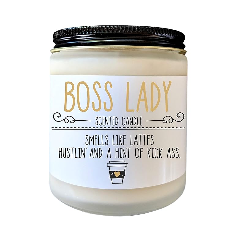 Boss Lady Scented Candle Lady Boss Like a Boss Lady Gift