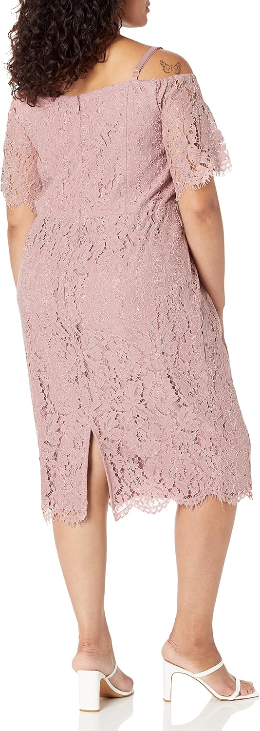 city chic lace whisper dress NWT City Chic Lace Whisper Deep Blush L = 20