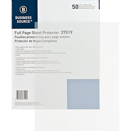 Amazon Com Bcw Sheet Music Sleeves 2 Mil Polypropylene 9 3 8 X 12 1 4 100 Count Sheet Protectors Office Products