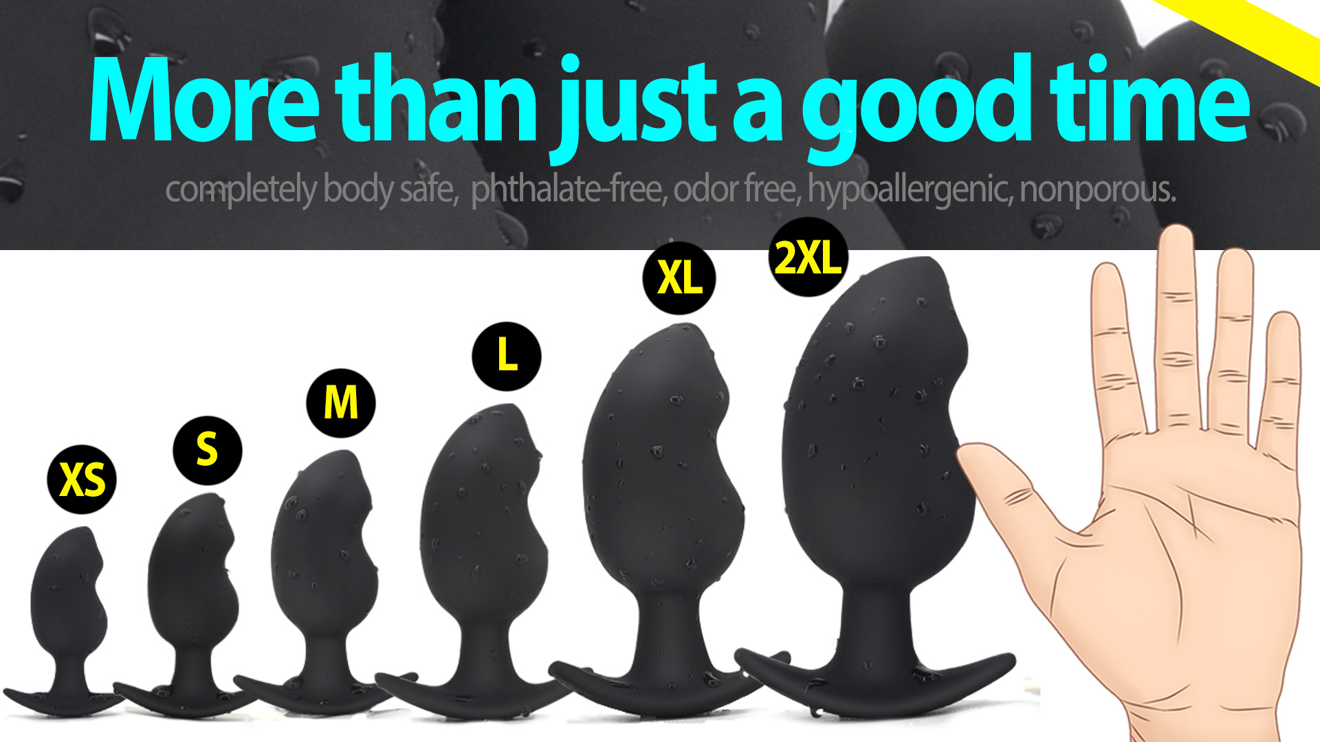 all day anal plugs Up To 53% Off on 3Pcs ItBelongs2U Metal Jewelr main image 0