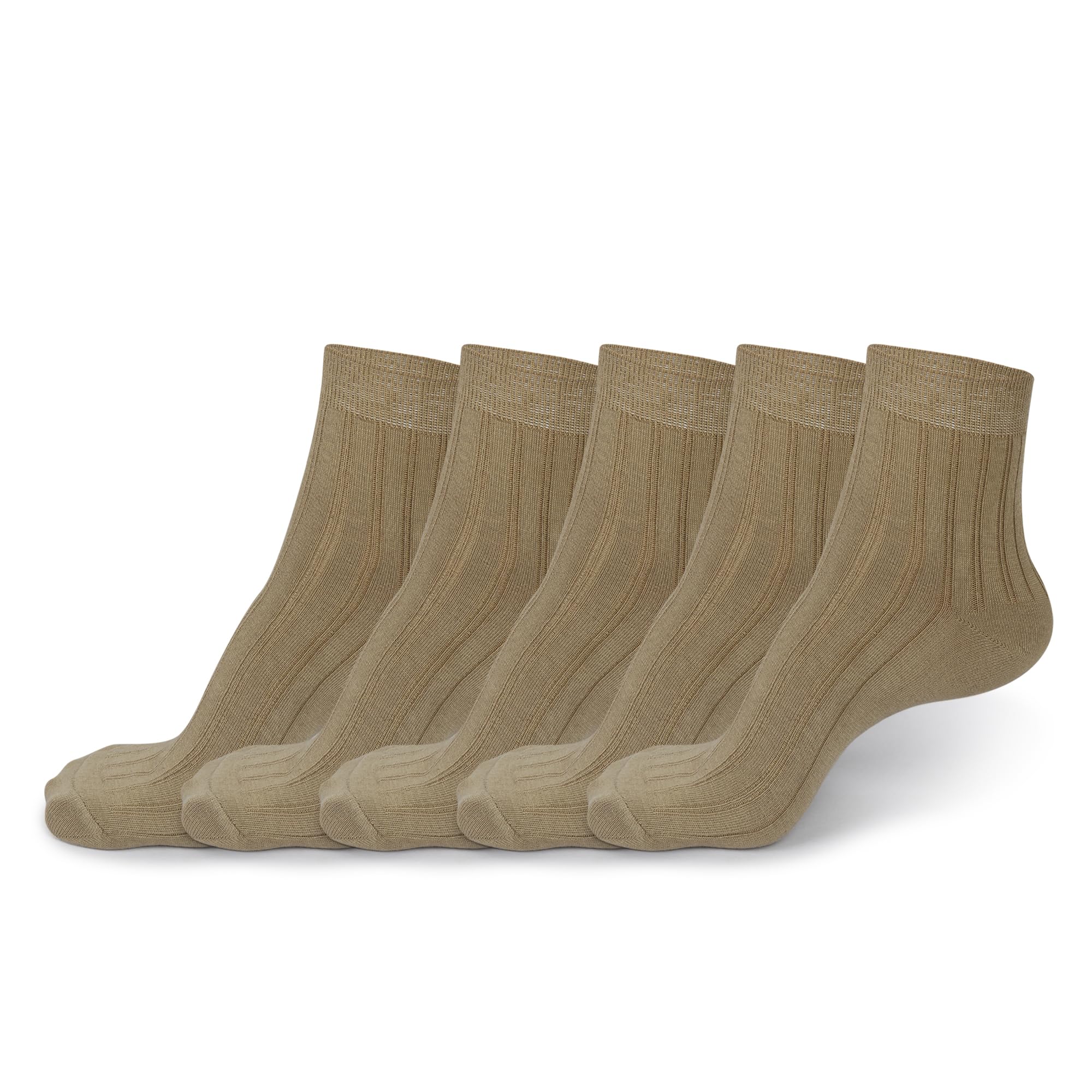 vdangi Police Ankle Length Socks For Men Women Khaki Socks Police Uniform Socks Casual Socks Pack Of 5 Pairs (Free Size)-picture-25