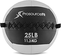 Vista 10 de ProsourceFit Bolas medicinales blandas, bolas de pared y ejercicios dinámicos de cuerpo completo, pesos codificados por colores: 6, 10, 14, 20 Lb.