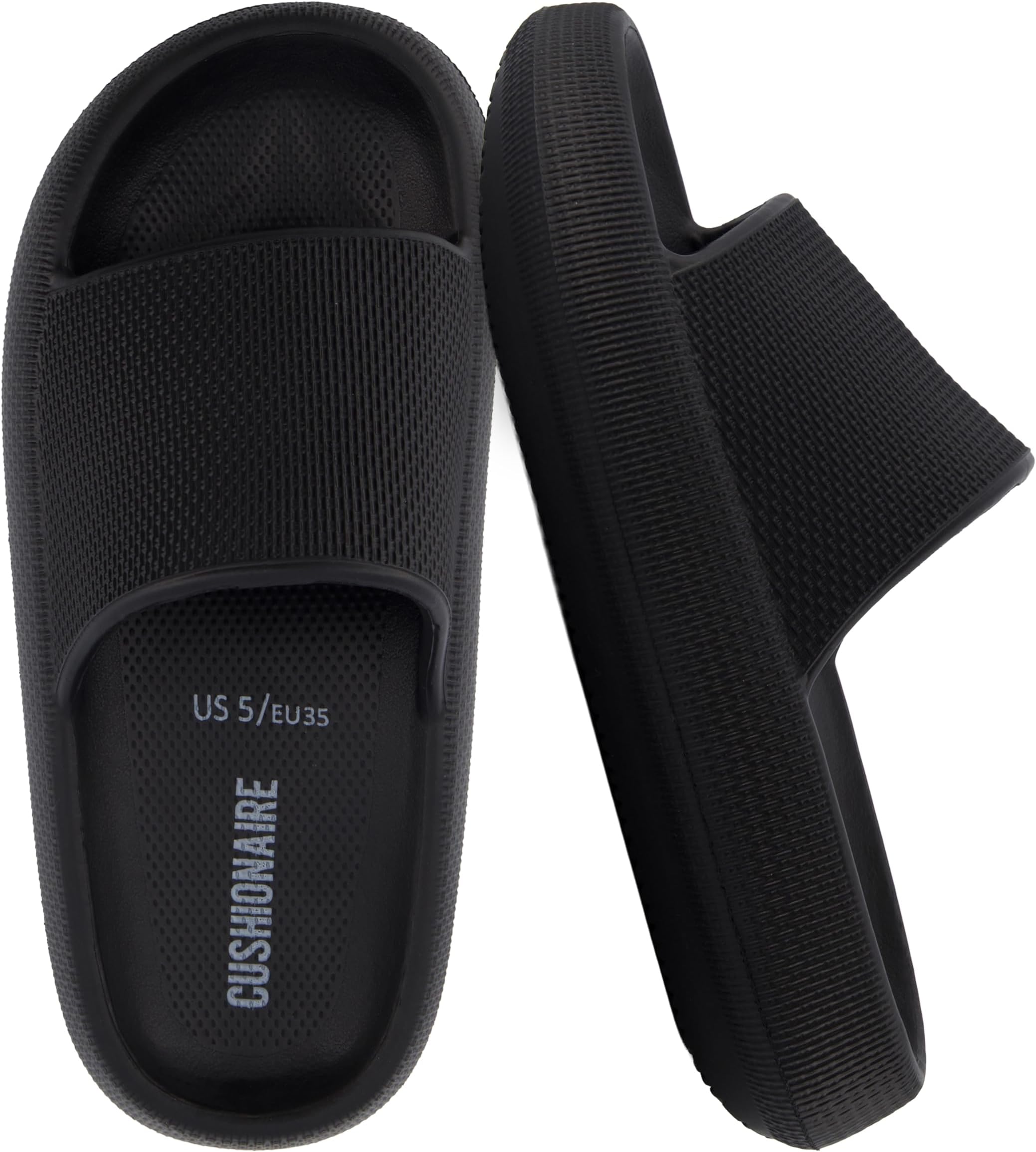 CUSHIONAIRE Feather womens Slide Sandal