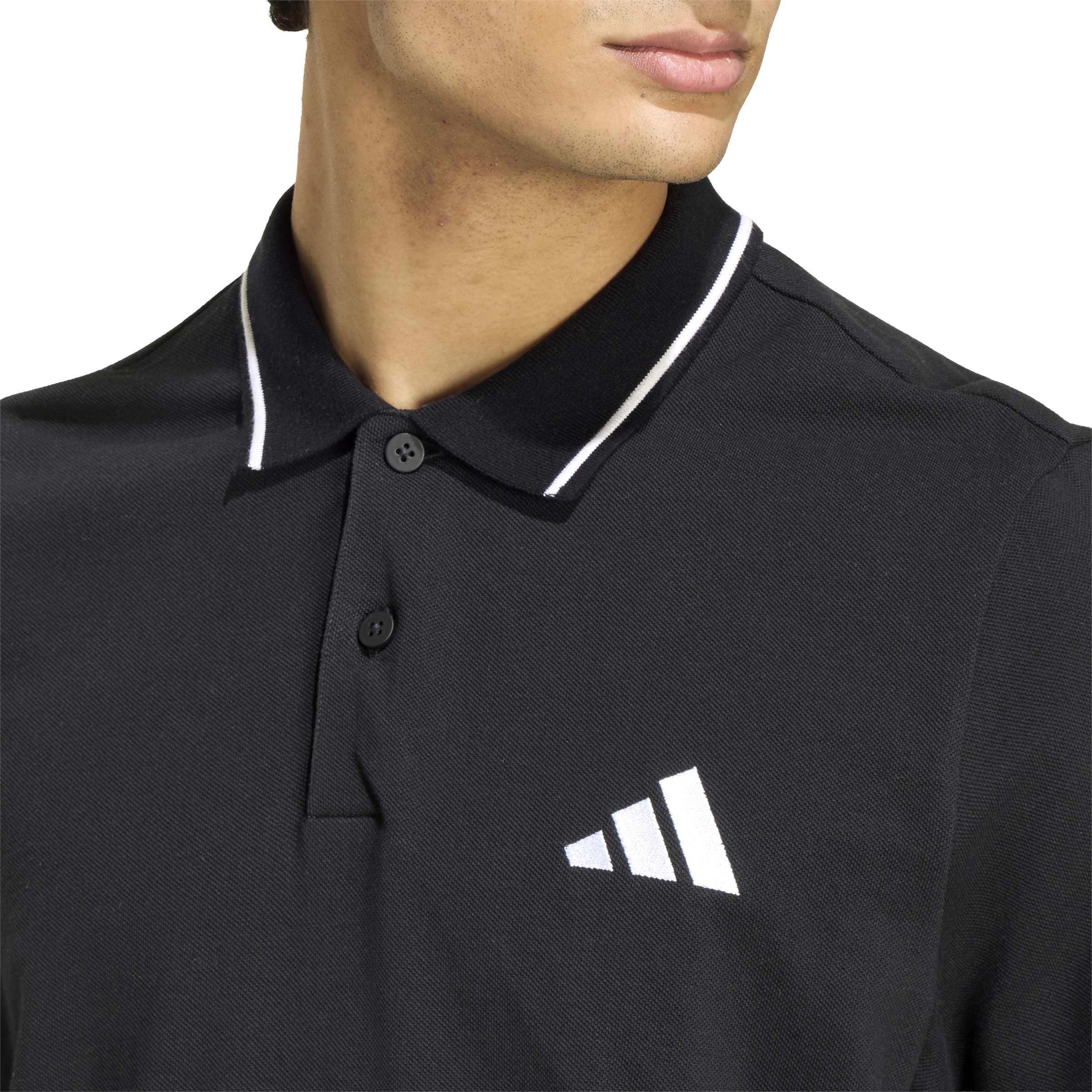 Adidas Essentials 3-Stripes Pique Polo Polo Uomo (Pacco da 1)