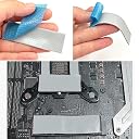 Awxlumv 6 Pack m.2 Thermal Pad, 70x20mm Laptop Thermal Pad, 1mm 12.0W/mK, Highly Efficient Thermal Conductivity, Fit for M.2 Heatsinks, gallery image
