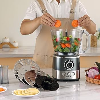 Amazon.com: VEVOR Food Processor, Auto-iQ Pre-Set Electric