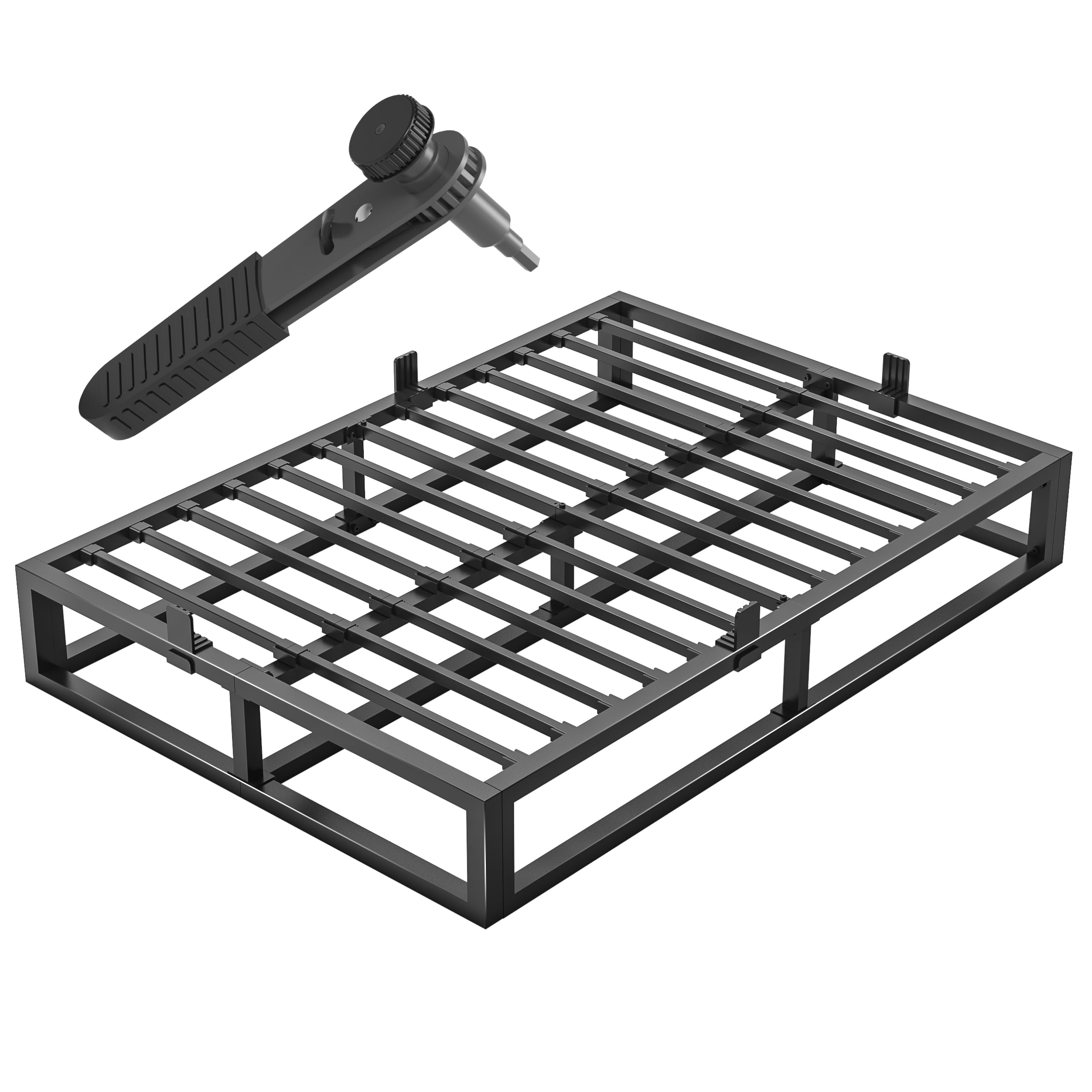 Photo 1 of ***STOCK PHOTO REFERENCE ONLY***
Bilily 10 Inch King Bed Frame with Steel Slat Support,Low Profile King Metal Platform Bed Frame Support Mattress Foundation,Heavy Duty,No Box Spring Needed,Easy Assembly,Noise Free