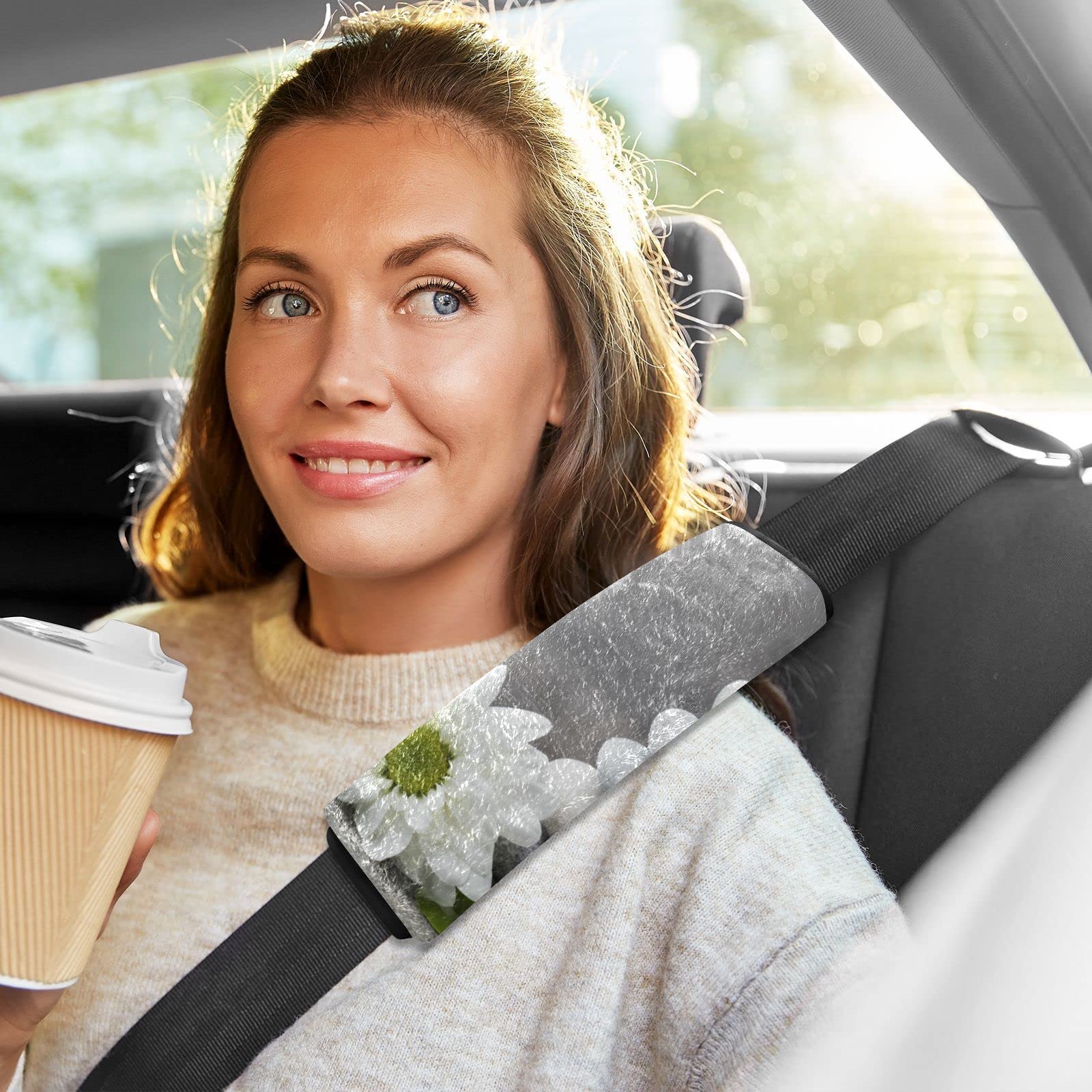 MCHIVER Spallacci Per Cintura Di Sicurezza Auto A Quadri Con